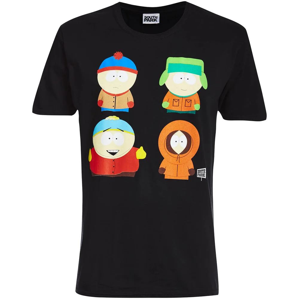 South Park Männer Character T-Shirt - Schwarz - S - Schwarz Bild 1