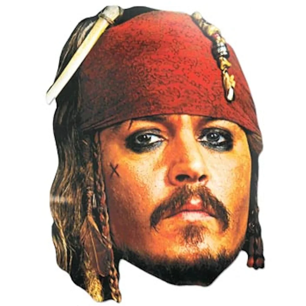Disney Pirates of the Caribbean Captain Jack Sparrow Mask Bild 1