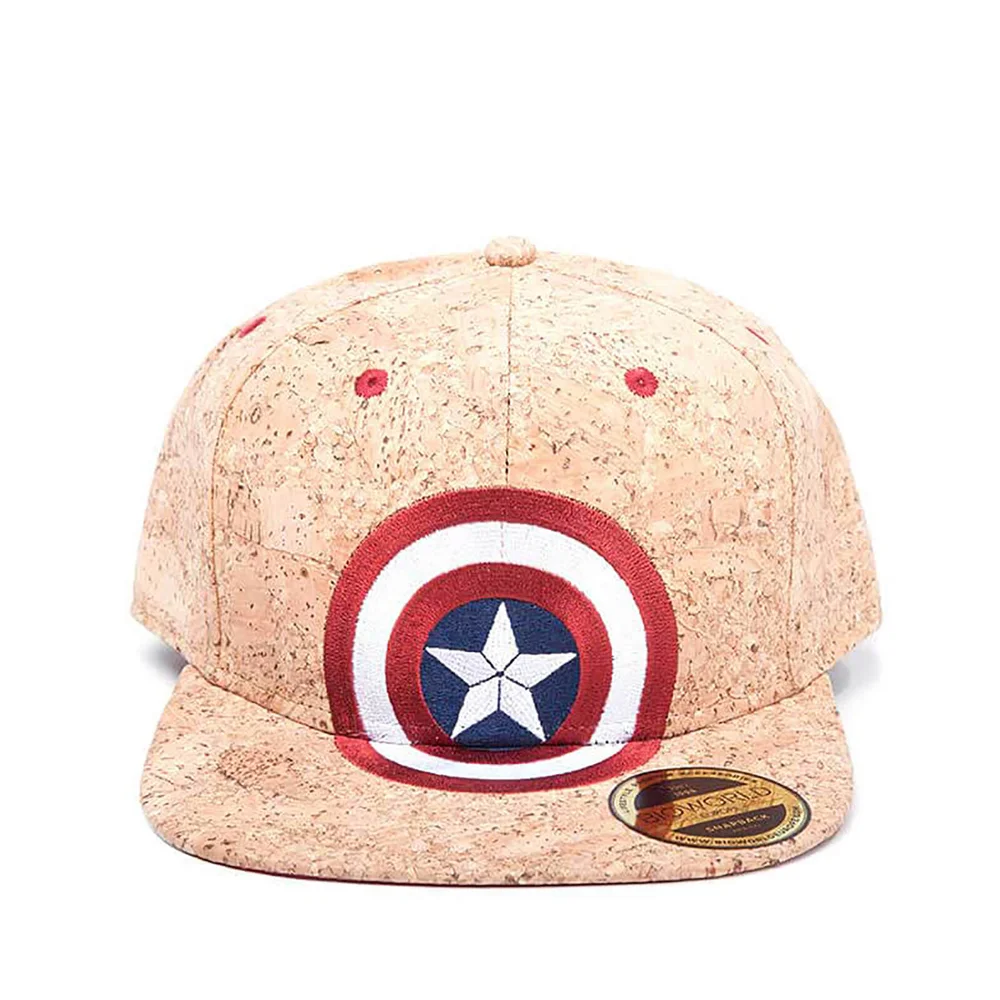 Marvel Captain America Snapback - Kork Bild 1