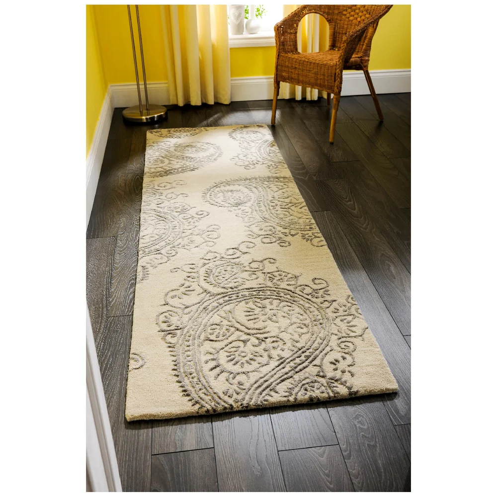 Flair Mayfair Park Rug - Grey (60X230) Bild 1