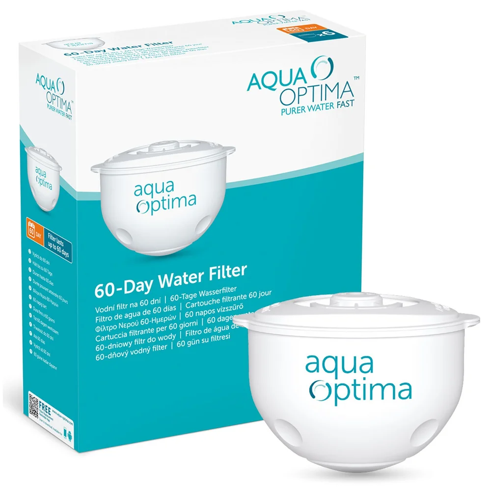 Aqua Optima 6 x 60 Day Original Water Filter Cartridges (12 Month Pack) Bild 1