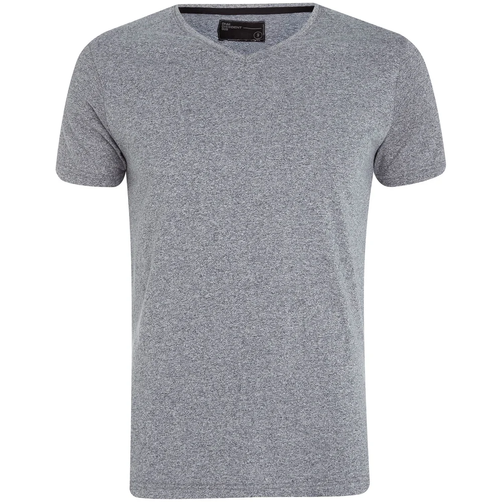 Dissident Men's Guilford V-Neck T-Shirt - Grey - S - Grau Bild 1