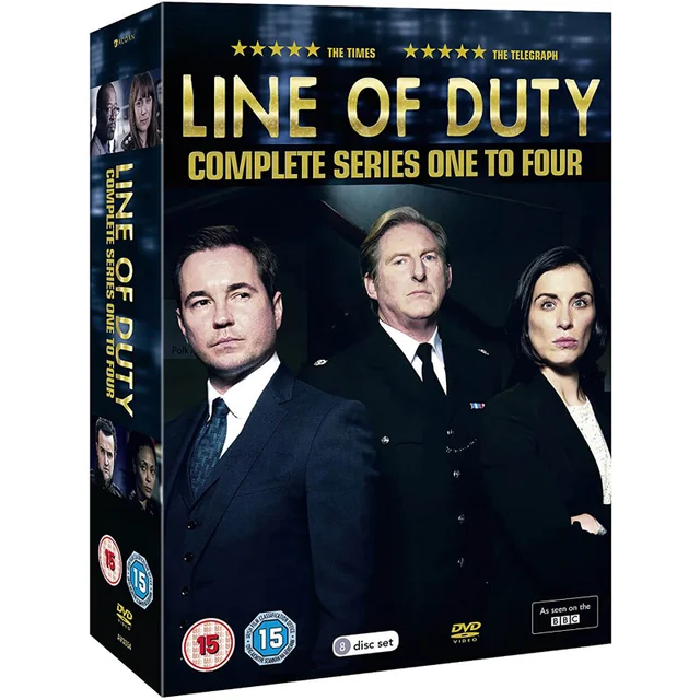 Line of Duty - Serie 1-4 Box-Set