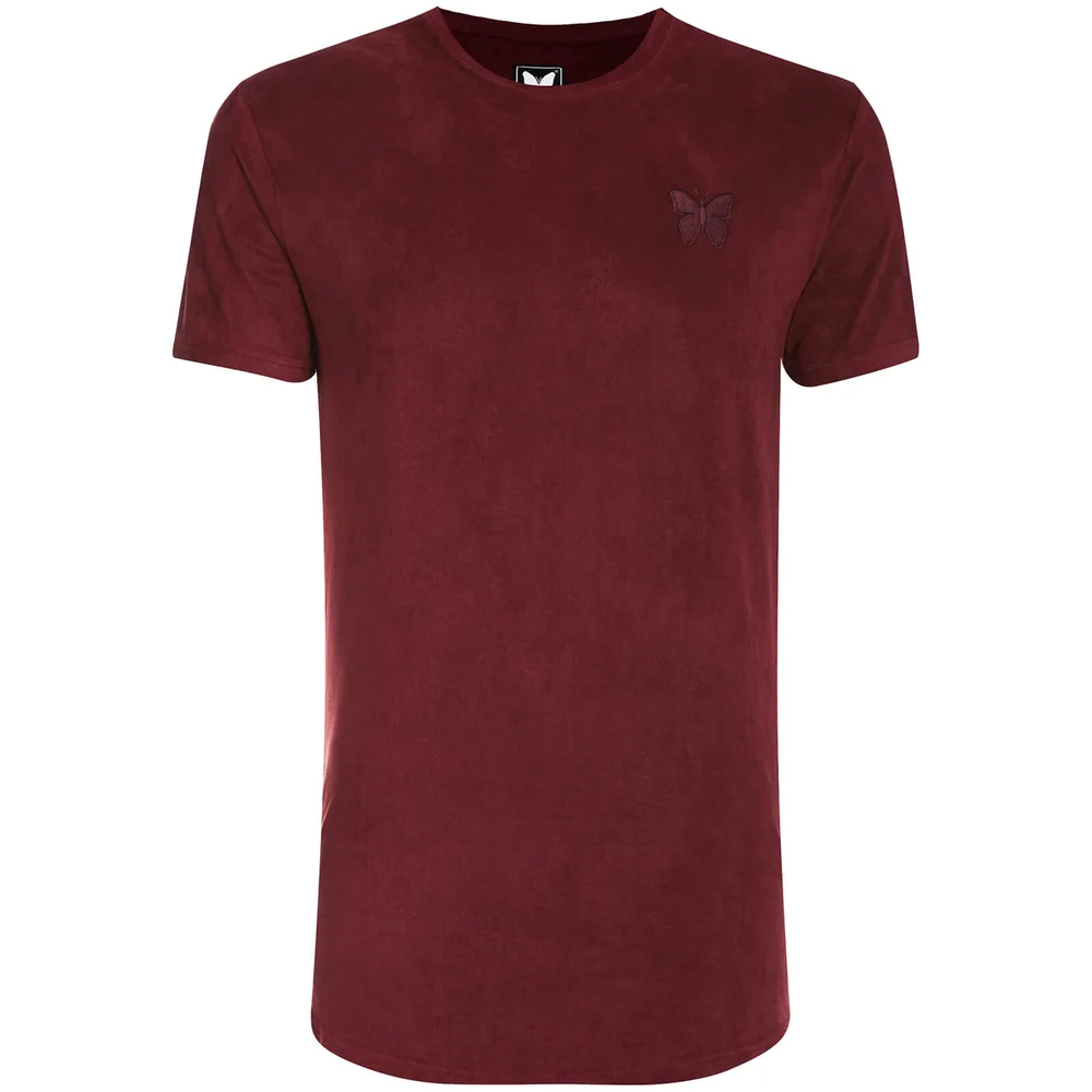 Good For Nothing Men's Suede Essential T-Shirt - Burgundy - M - Bordeauxrot Bild 1