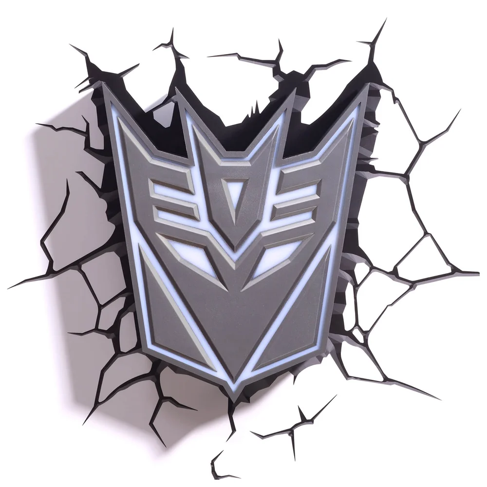 Transformers 3D Decepticon Shield Wall Light Bild 1