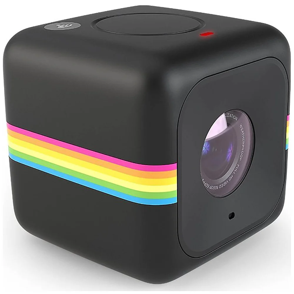 Polaroid Cube+ 1440p Mini Lifestyle Wi-Fi Action Camera - Black Bild 1