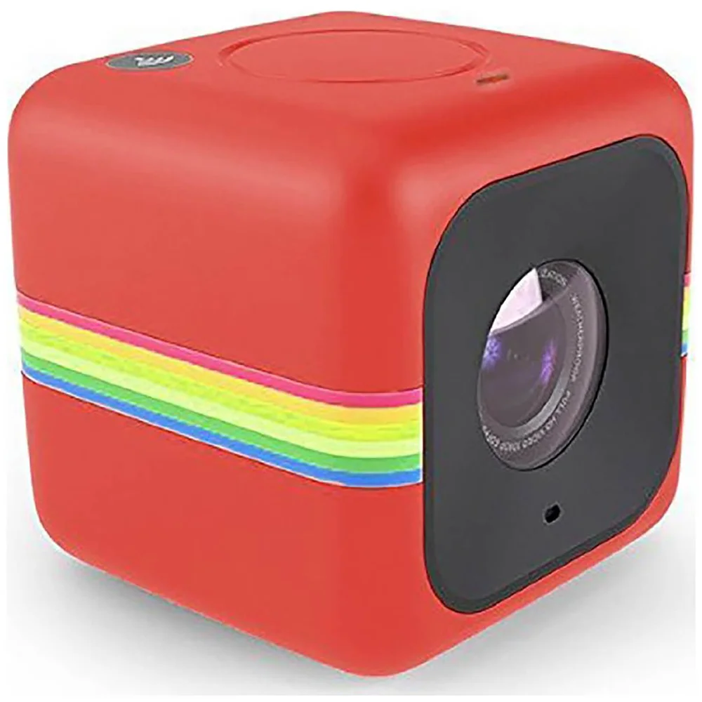 Polaroid Cube+ 1440p Mini Lifestyle Wi-Fi Action Camera - Red Bild 1