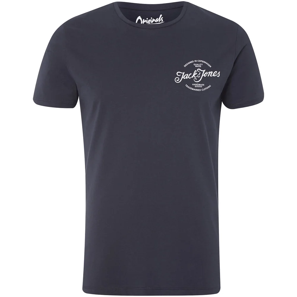 Jack & Jones Originals Men's Liam T-Shirt - Total Eclipse - S - Blau Bild 1