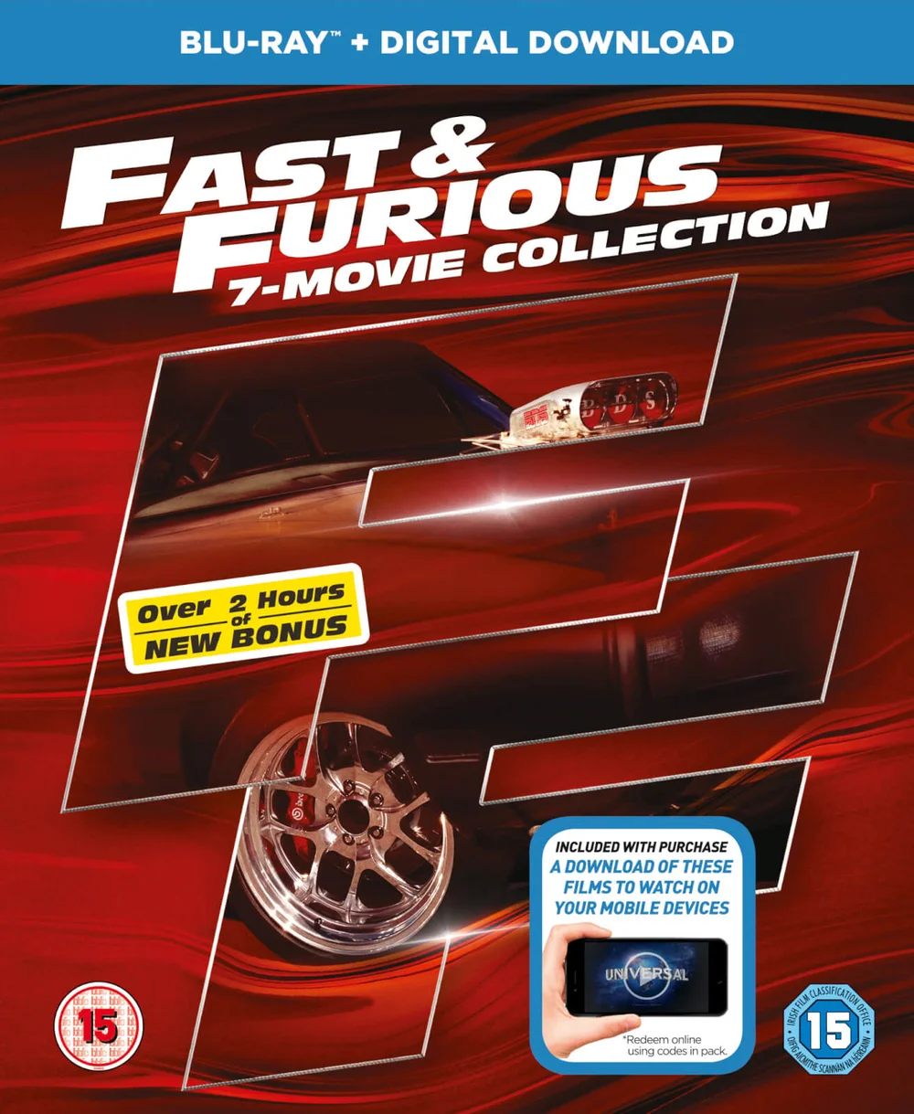 Fast & Furious - 1-7 + Bonus Disc Bild 1