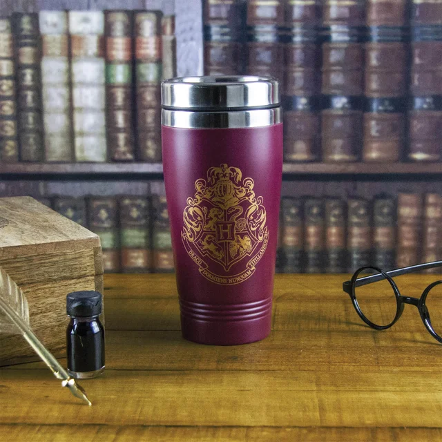Harry Potter Hogwarts Reisebecher - Burgunderrot