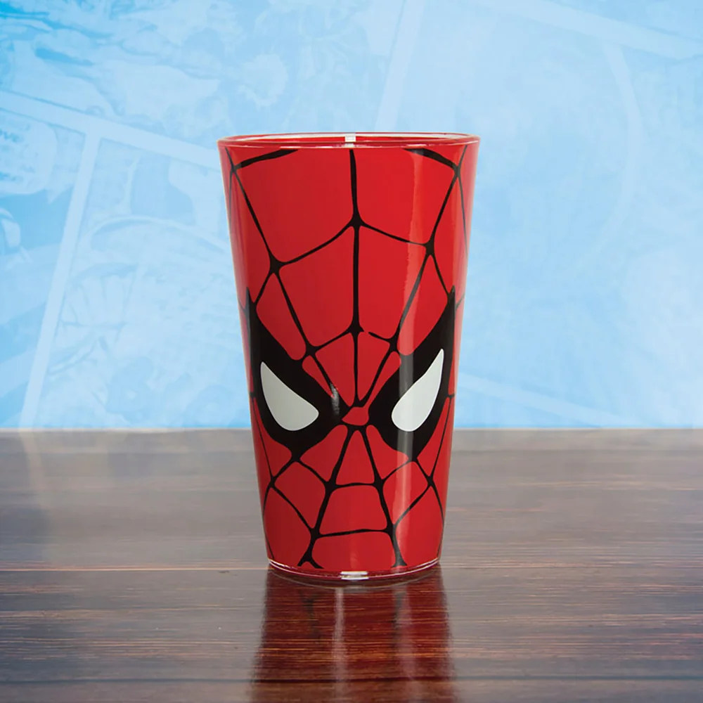 Marvel Comics Spider-Man Glas - Rot Bild 1