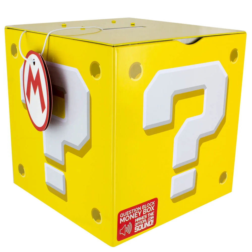 Nintendo Super Mario Frageblock Spardose - Gelb Bild 1
