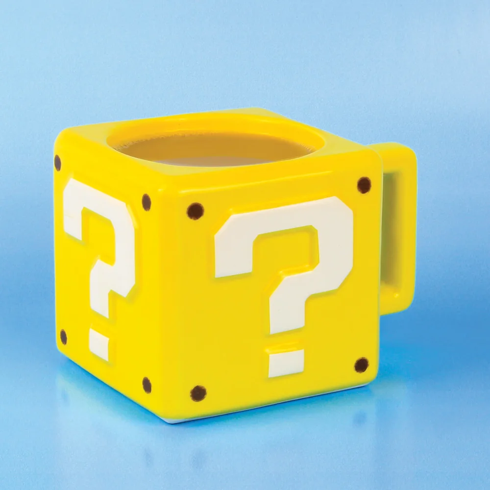 Nintendo Super Mario Frage Block Becher - gelb Bild 1