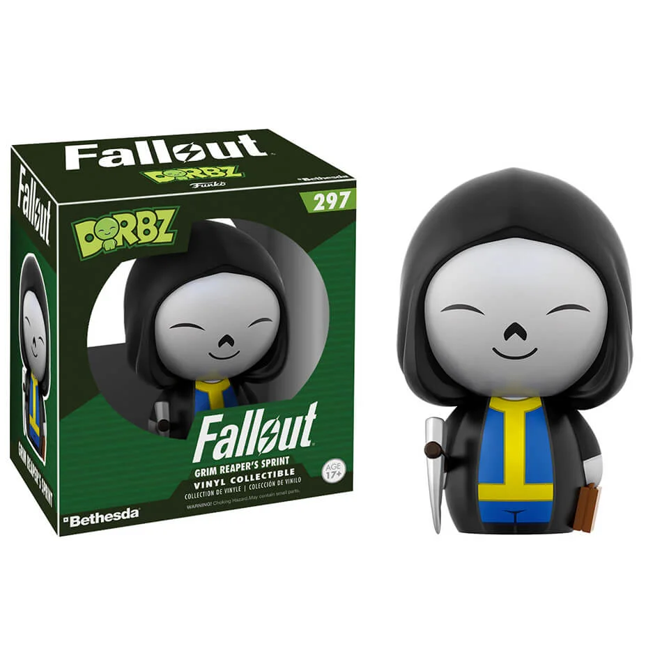 Fallout Vault Boy Grim Dorbz Vinyl Figur Bild 1