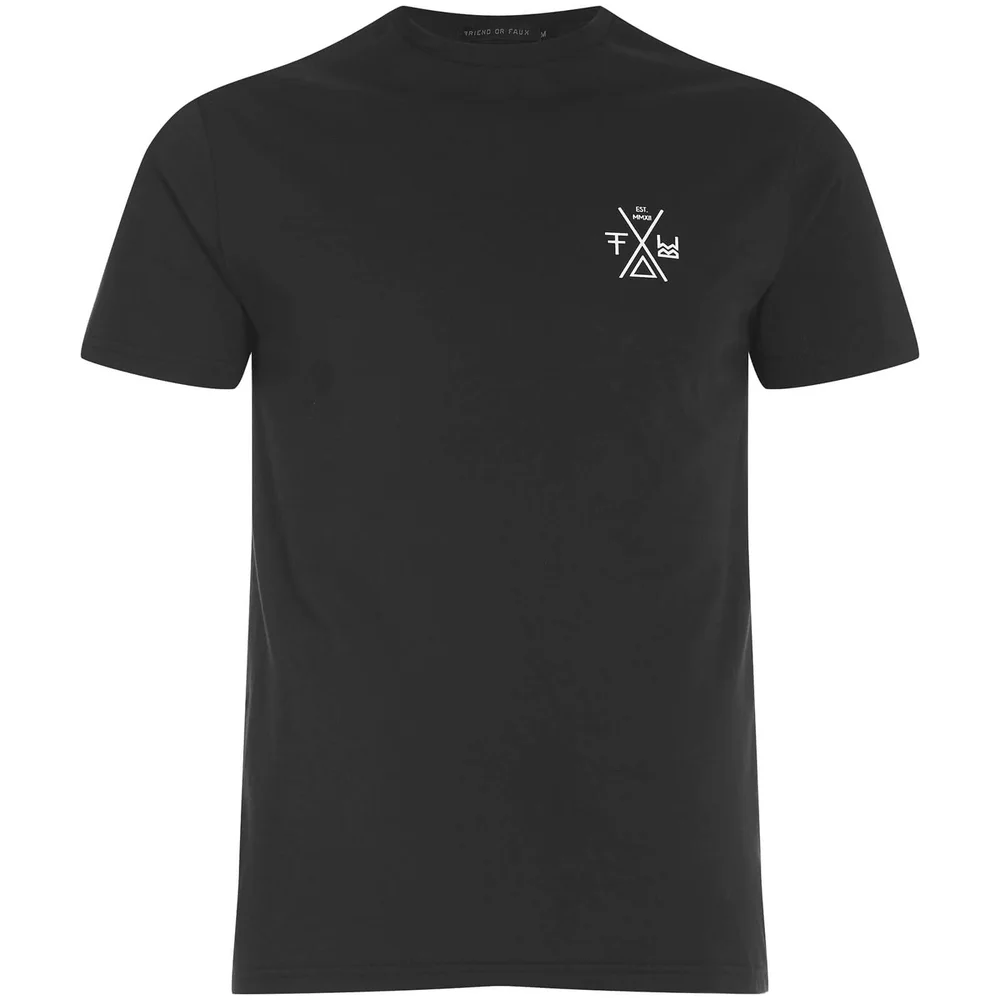 Friend or Faux Men's Breakwater T-Shirt - Black - S - Schwarz Bild 1