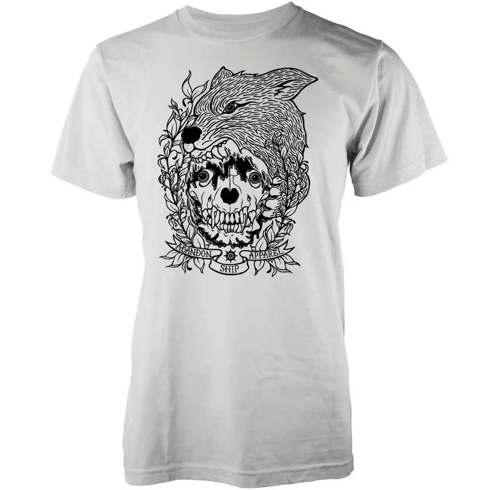 Abandon Ship Männer Skinned Fox T-Shirt - Weiß - S - Weiß Bild 1