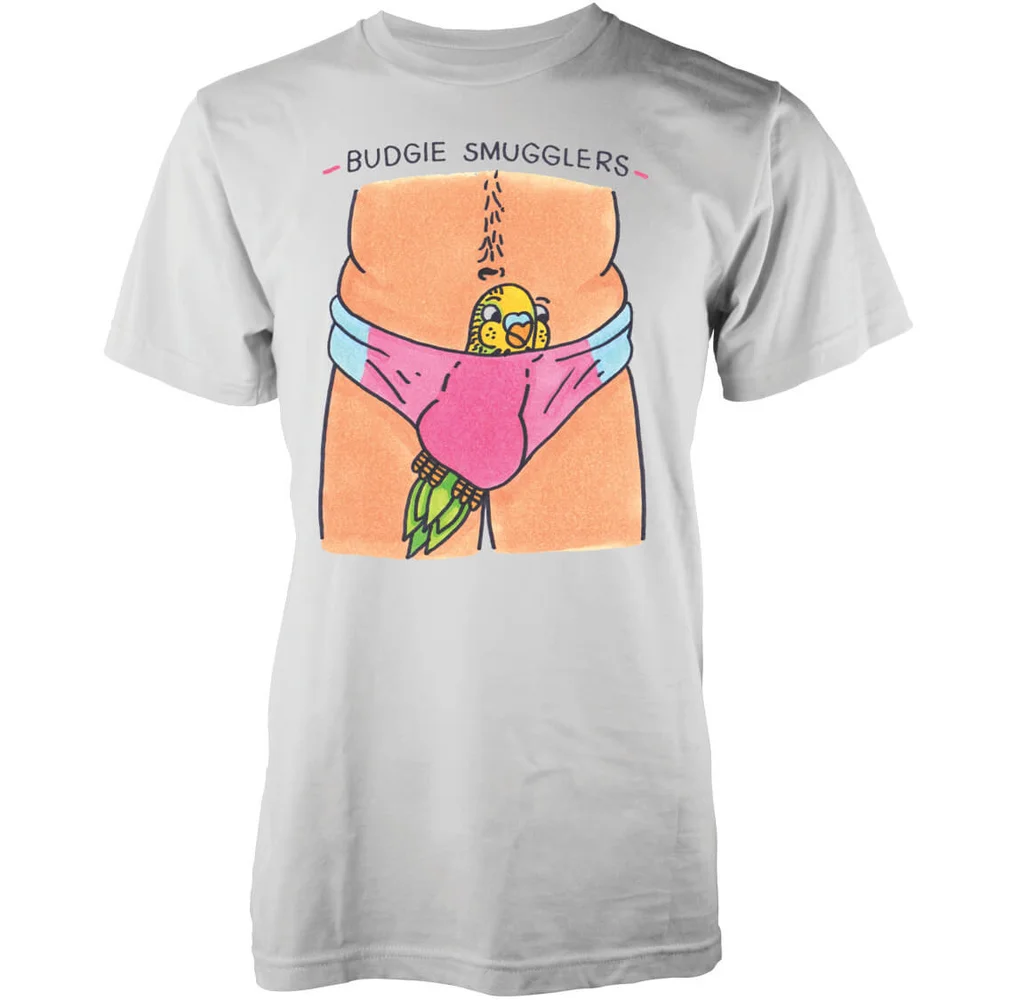 Abandon Ship Männer Budgie STasseglers T-Shirt - Weiß - S - Weiß Bild 1