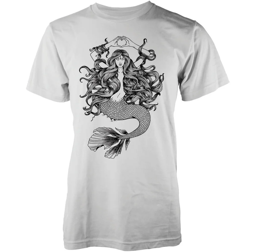 Abandon Ship Männer Mystic Mermaid T-Shirt - Weiß - S - Weiß Bild 1