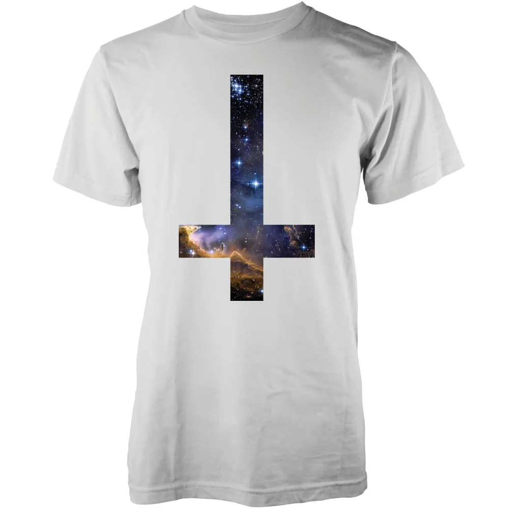 Abandon Ship Männer Cosmic Cross T-Shirt - Weiß - S - Weiß Bild 1