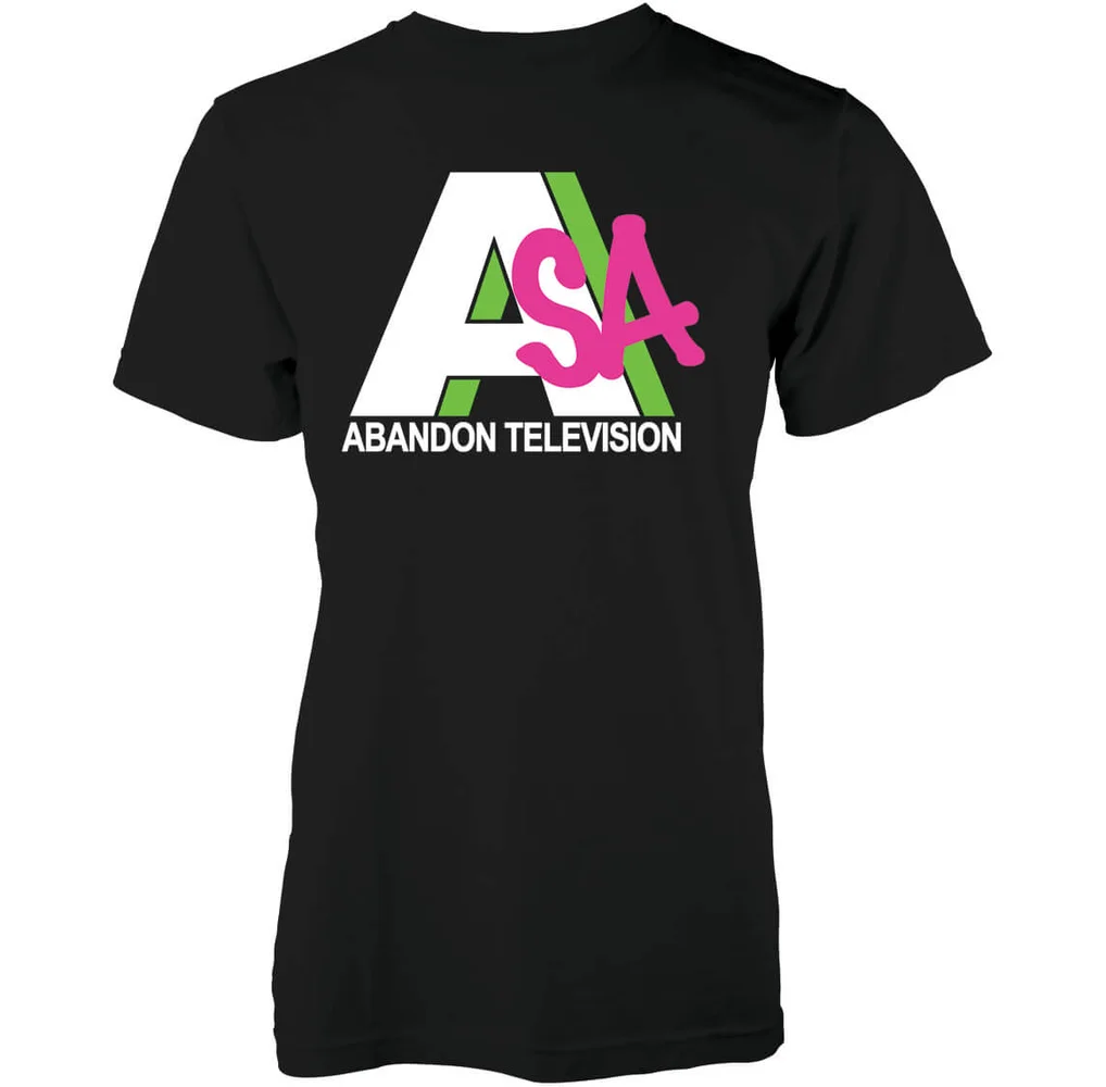 Abandon Ship Männer Abandon Television T-Shirt - Schwarz - S - Schwarz Bild 1