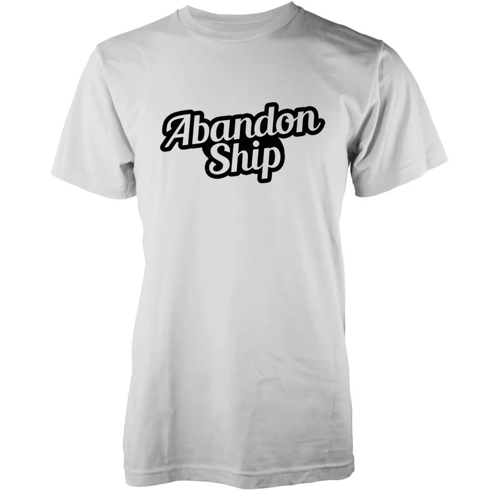 Abandon Ship Männer Bubble Logo T-Shirt - Weiß - S - Weiß Bild 1