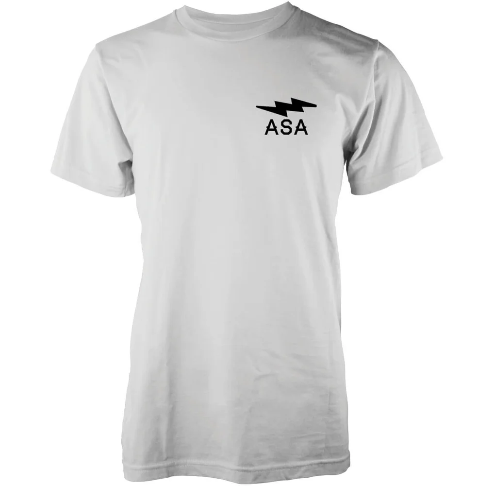 Abandon Ship Männer Lightning Bolt Chest Logo T-Shirt - Weiß - S - Weiß Bild 1