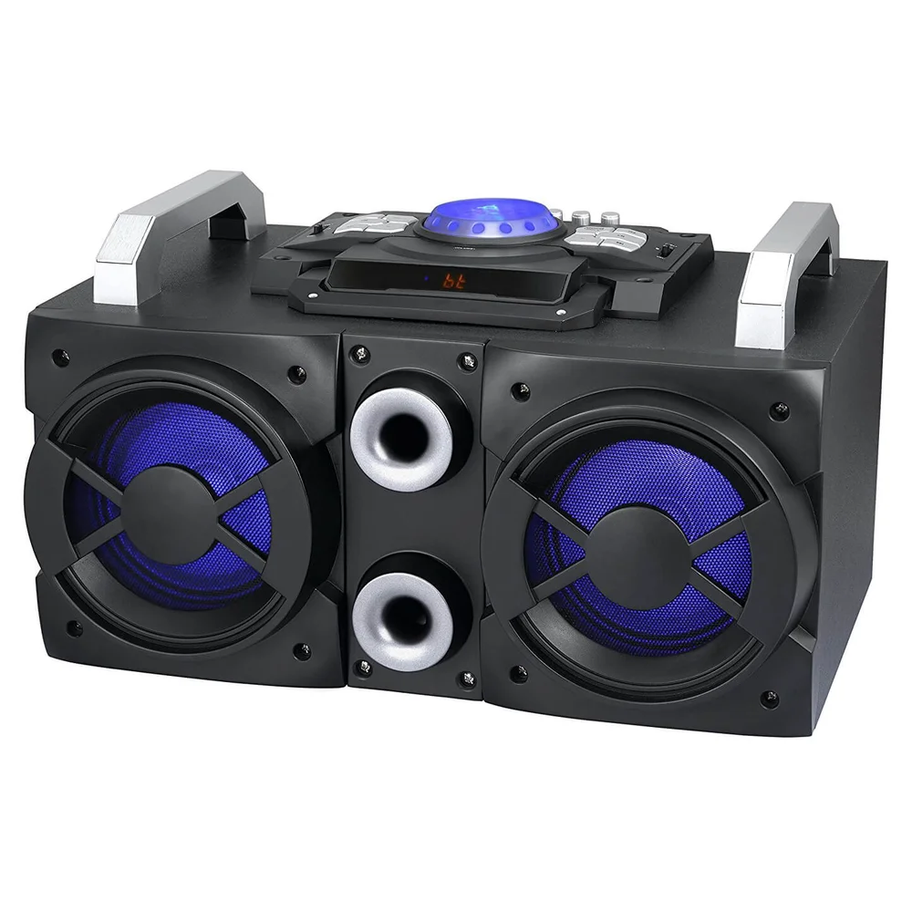 Akai 200W Ultimate Party Bluetooth Speaker (Includes Karaoke Microphone) - Black Bild 1