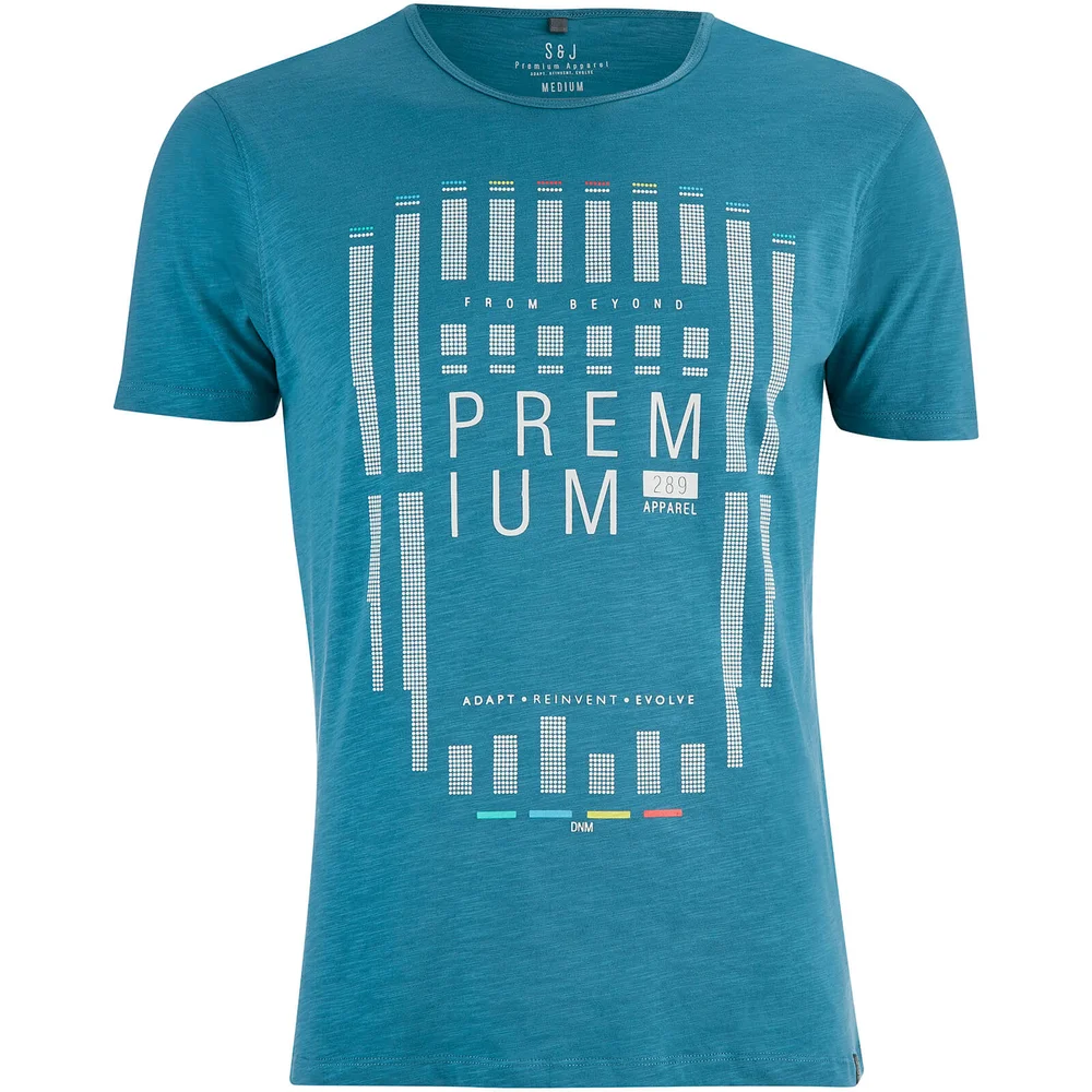 Smith & Jones Men's Cavalieri T-Shirt - Lyon Blue - S - Blau Bild 1