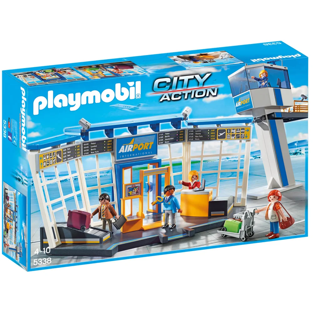 Playmobil city flughafen mit tower (5338) Bild 1