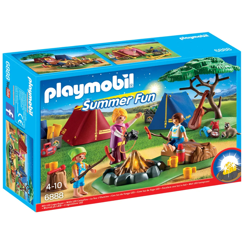 Playmobil zeltlager-mit-led-lagerfeuer (6888) Bild 1