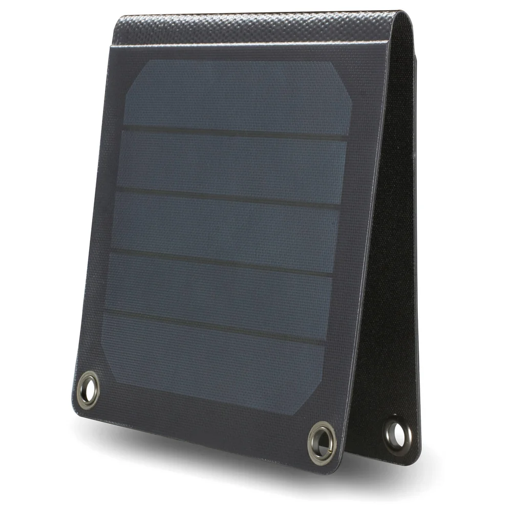 Zusammenklappbares Solarpanel-Ladegerät - Schwarz Bild 1