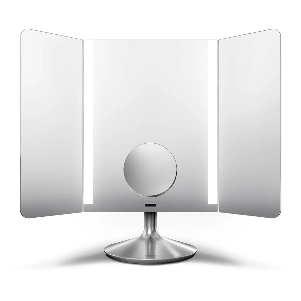 simplehuman Wide-View Rechargeable App-Enabled Stainless Steel Sensor Mirror Bild 1