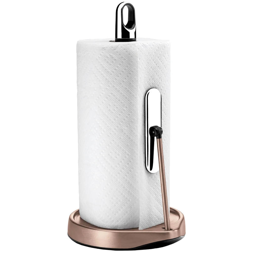 simplehuman Tension Arm Kitchen Roll Holder - Rose Gold Bild 1