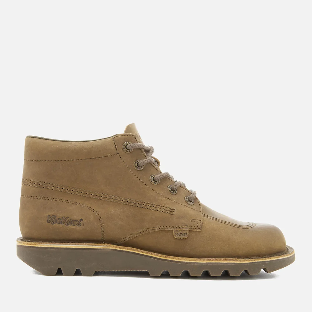 Kickers Men's Kick Hi Leather Boots - Khaki - 6.5 Bild 1