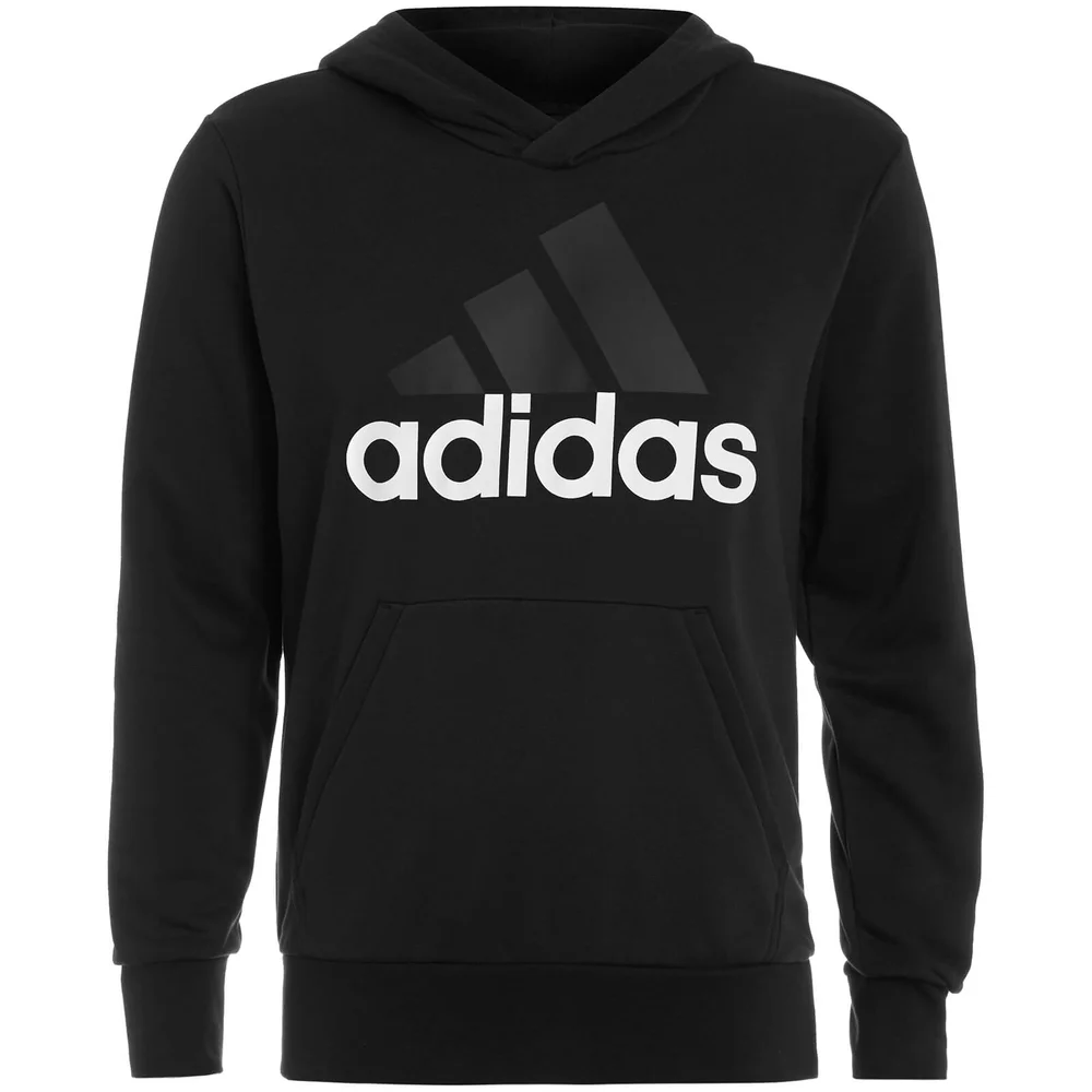 adidas Men's Essential Big Logo Hoody - Black - S - Schwarz Bild 1