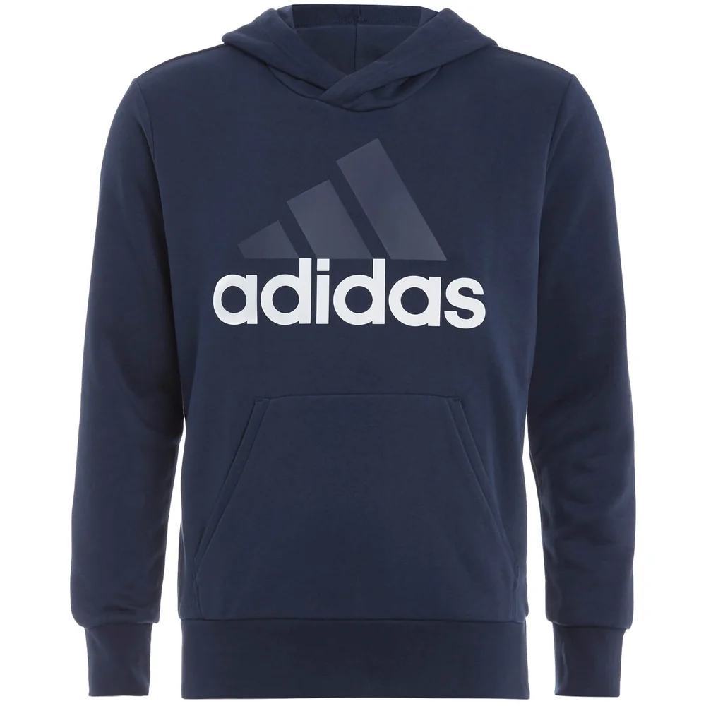 adidas Men's Essential Big Logo Hoody - Navy - S - Blau Bild 1