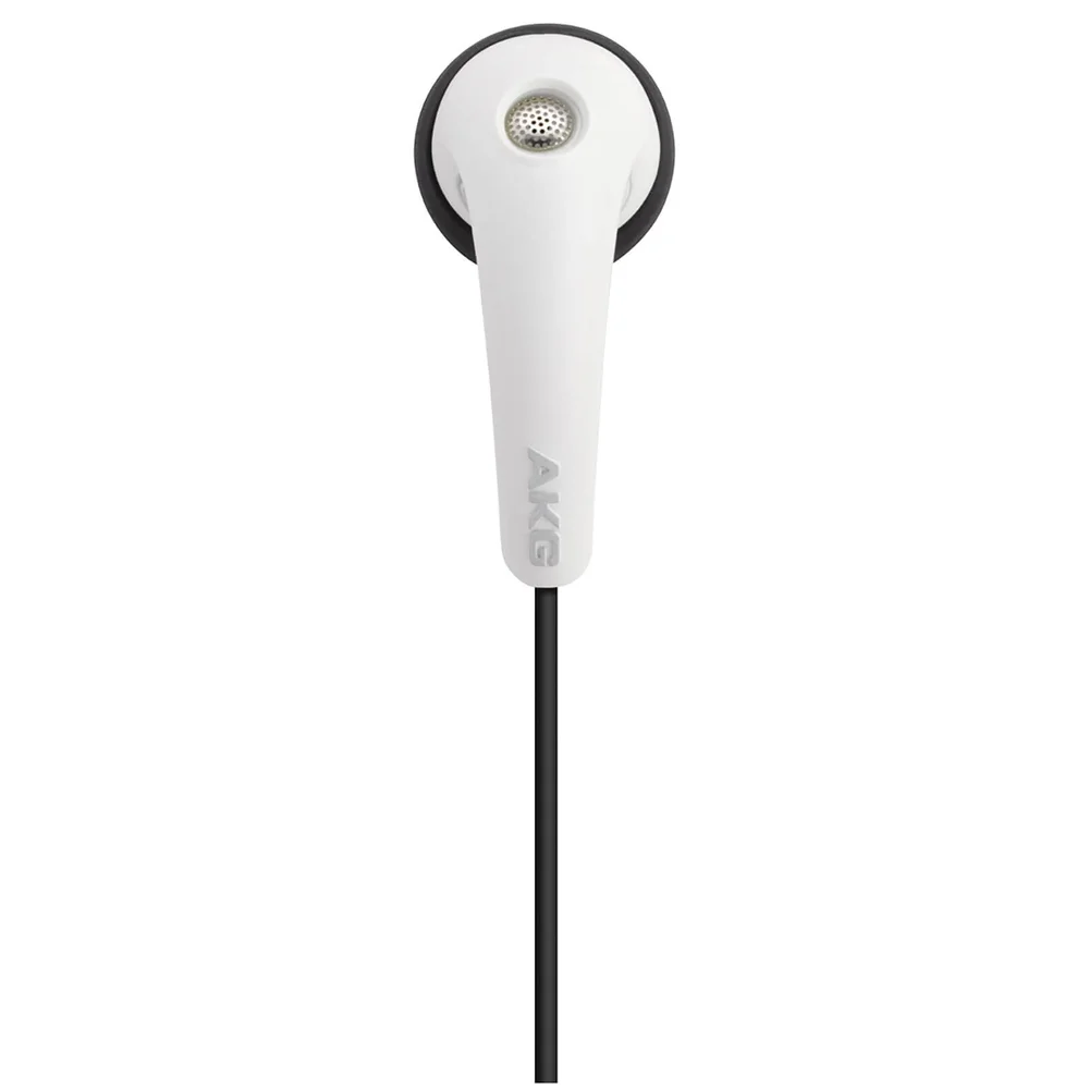 AKG Y16A High Performance Lightweight Earphones with iOS Volume Control and Microphone - White Bild 1