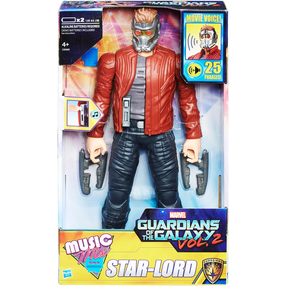 Marvel Guardians of the Galaxy Electronic Music Mix 12 Inch Star-Lord Action Figure Bild 1