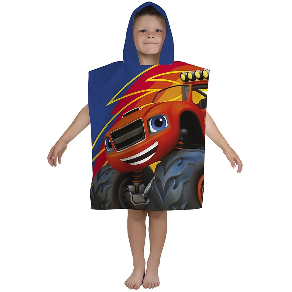 Nickelodeon Blaze Zoom Poncho Towel Bild 1