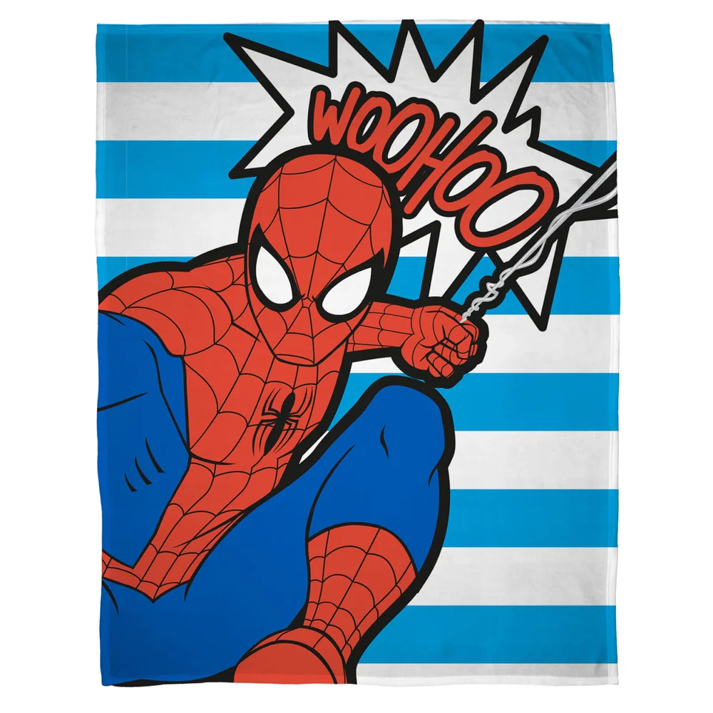 Disney Marvel Ultimate Spider-Man Abstract Fleece Blanket Bild 1