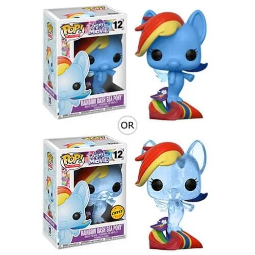 My Little Pony Movie Rainbow Dash Sea Pony Pop! Vinyl Figur Bild 1