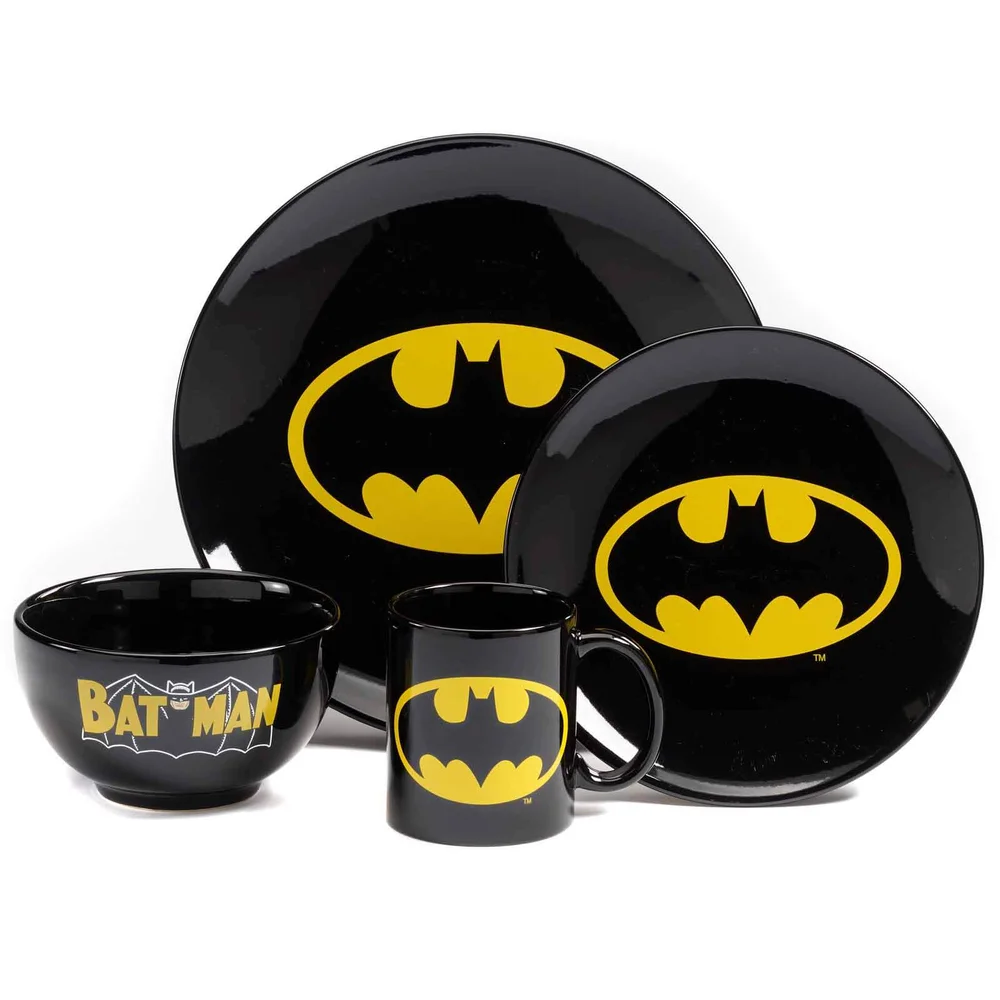 DC Comics Batman 4 Piece Dinner Set Bild 1
