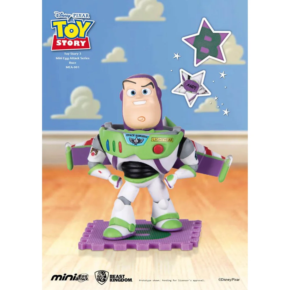 Beast Kingdom Disney Toy Story Mini Egg Attack Buzz Lightyear 9cm Figure Bild 1