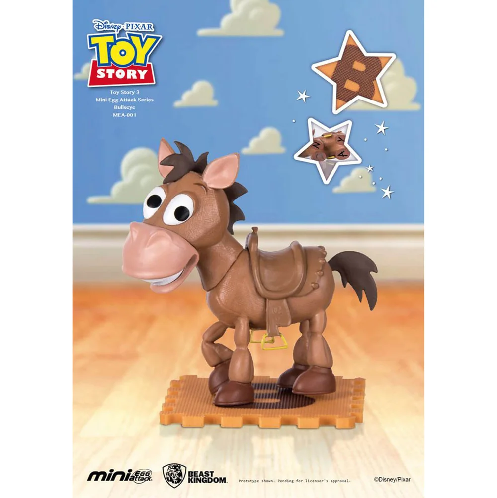 Beast Kingdom Disney Toy Story Mini Egg Attack Bullseye 9cm Figure Bild 1