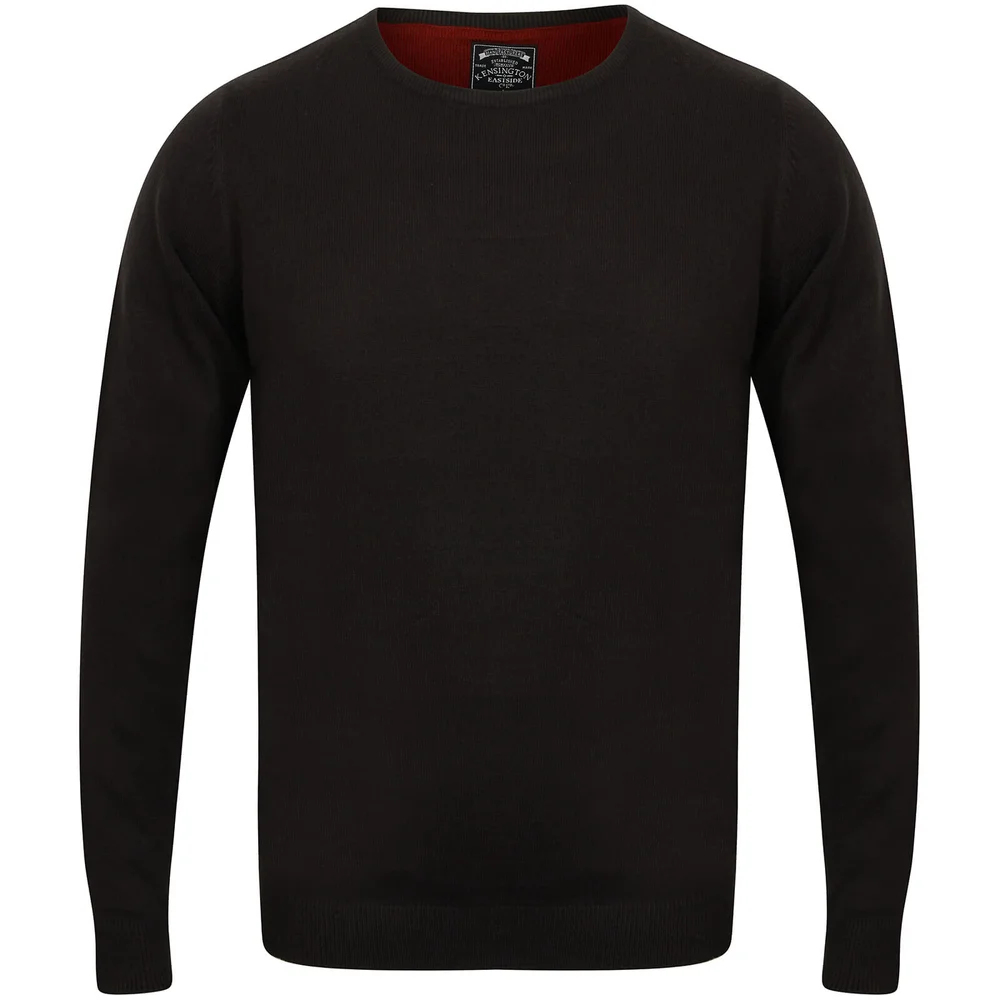 Kensington Men's Basic Crew Neck Jumper - Dark Navy - M - Blau Bild 1