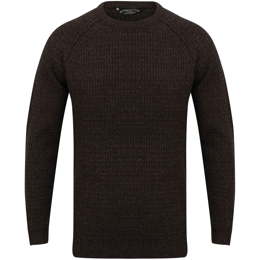 Kensington Men's Crew Neck Jumper with Twist - Black - M - Schwarz Bild 1