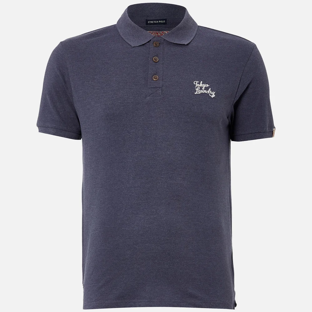 Tokyo Laundry Men's Winterfield Polo Shirt - Indigo - S - Blau Bild 1