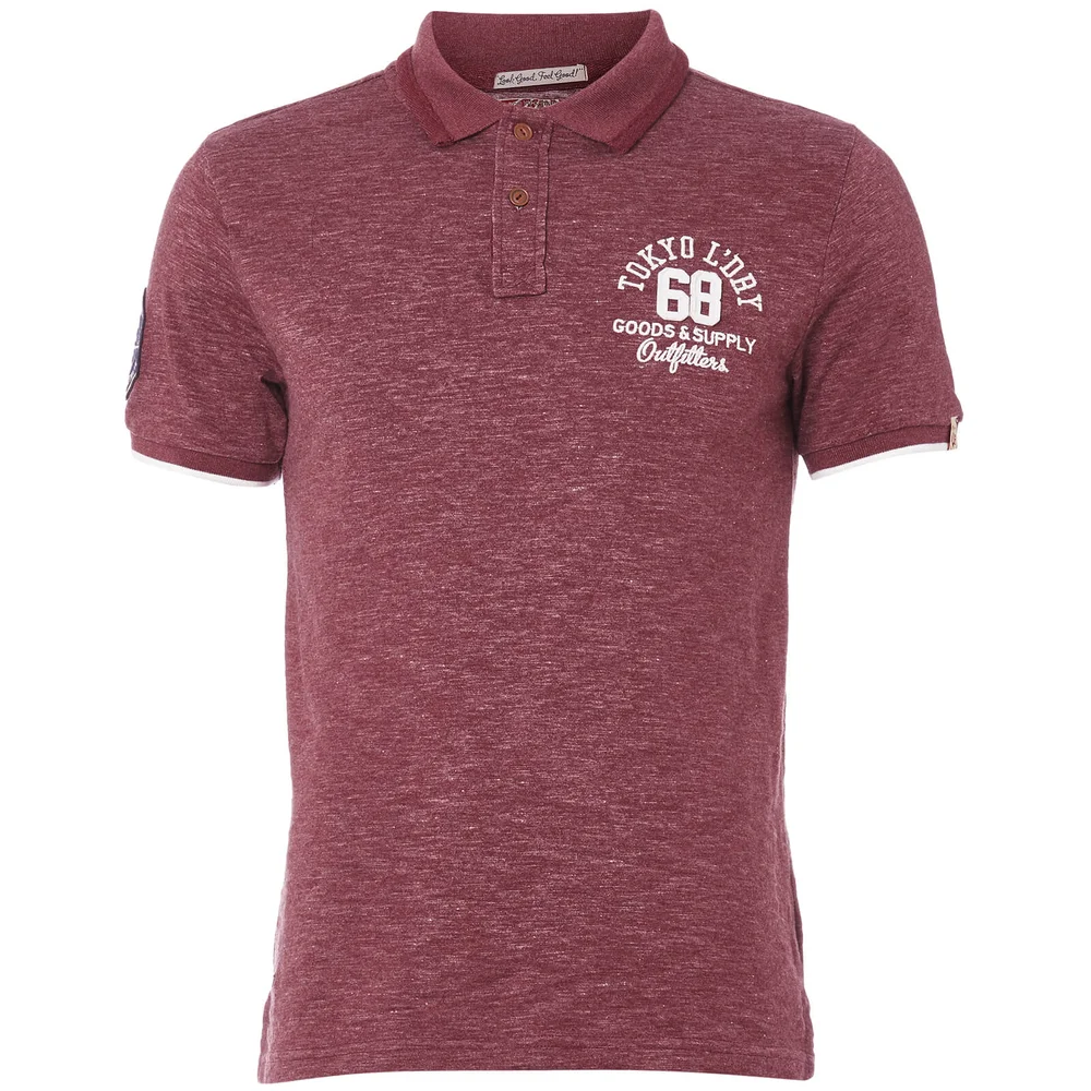 Tokyo Laundry Men's Berling Polo Shirt - Oxblood - S Bild 1