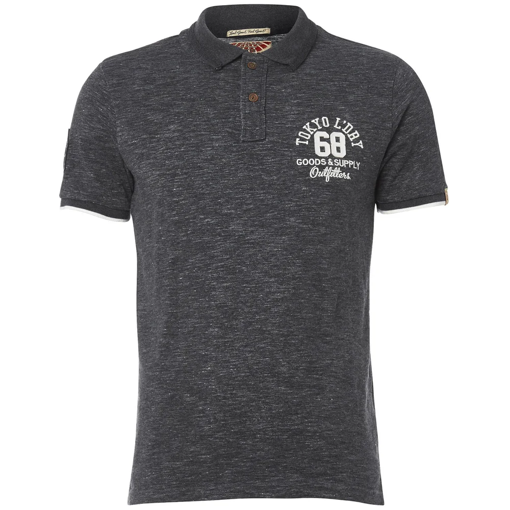 Tokyo Laundry Men's Berling Polo Shirt - Charcoal - S - Grau Bild 1