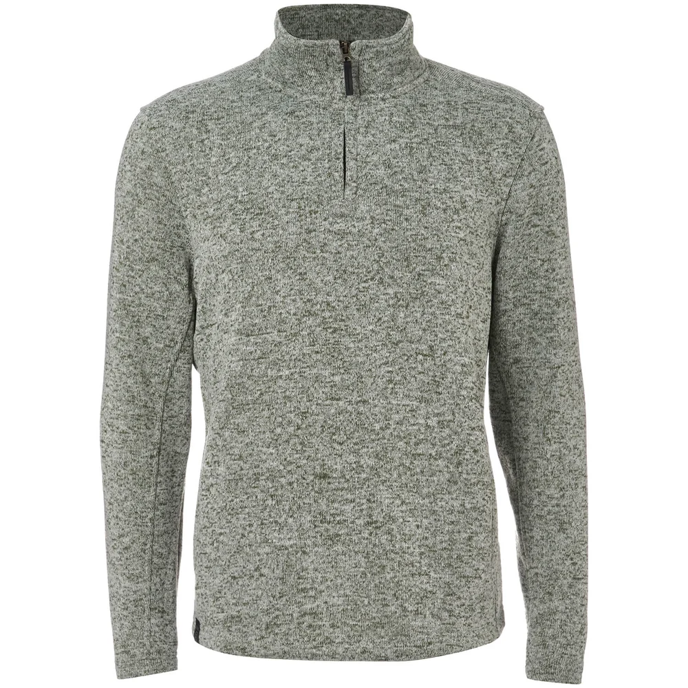 Dissident Men's Canterbury Zip Down Sweatshirt - Grey Fleck - M - Grau Bild 1